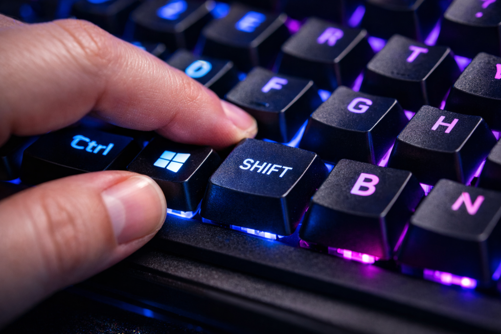 Press Windows Key + Ctrl + Shift + B simultaneously.