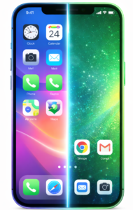 iOS and Android operating systems side by side